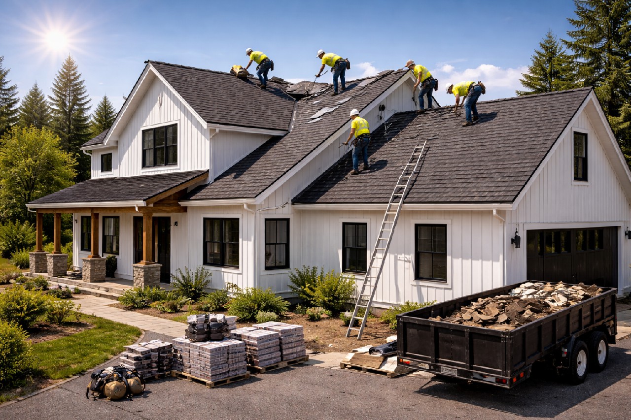 Slate Roof Installation service photo